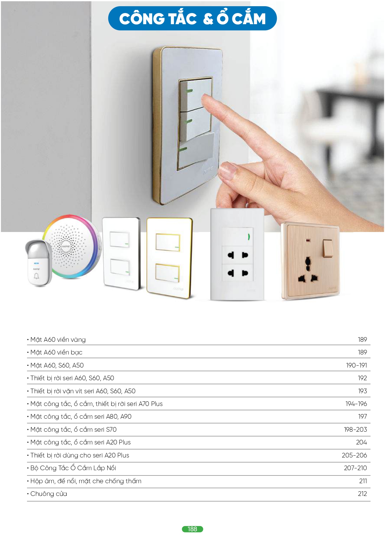 Bảng giá đèn LED MPE 2026
